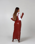 The Burgundy Femme dress